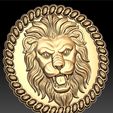 91.jpg Lion face cnc art