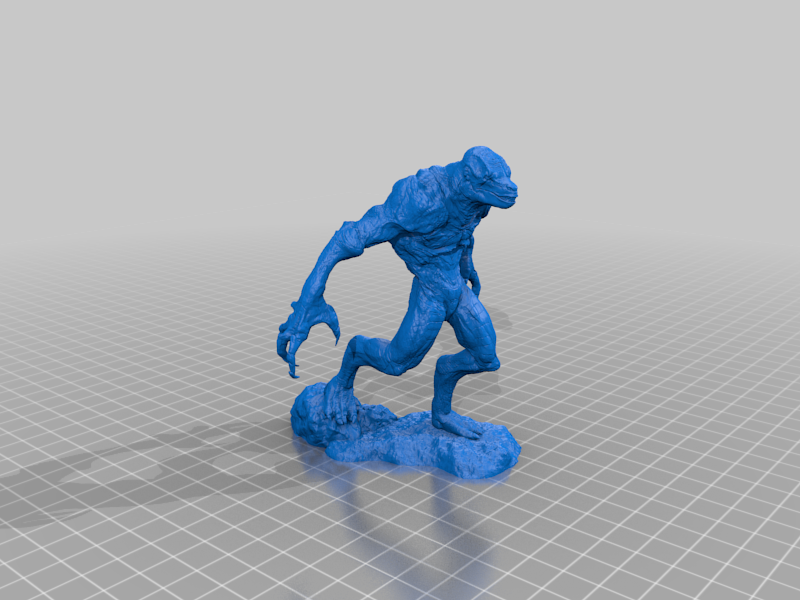 Angry_Lizardman.png Download free STL file Angry Lizardman • Model to 3D print, BODY3D