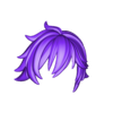 front_hair_mydei1.stl Cute chibi - Mydei HSR ( + cat ears Version)