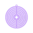 spinning_star_6ring_hook_vert.stl Spinning Star Circle Ornament 2