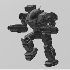Free STL file Battletech Commando Variant Mod (COM-3A) 🦸・3D print design  to download・Cults