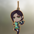 Chibi-Viper-2.png Chibi Viper Valorant official keychain