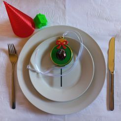 Bauble-lollipop.jpg STL file WREATH - - CHRISTMAS TREE /DINNER PLATE /DECORATION/GIFT・3D printer design to download