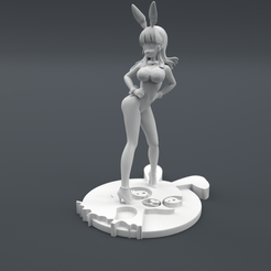 BulmaBunny.png Бесплатный STL файл Фигурка кролика Бульмы・3D-печатная модель для загрузки