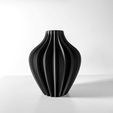 untitled-2615.jpg The Darin Vase, Modern and Unique Home Decor for Dried and Preserved Flower Arrangement  | STL File
