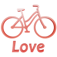 1.png Love Bicycle Poster