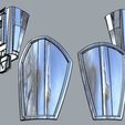 beskar_ armor.jpg Full Beskar armor from The Mandalorian UPDATED 3D print model