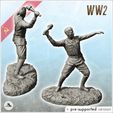 2.jpg Soviet assault soldier throwing a hand grenade (8) - (pre-supported version included) Soviet army WW2 Second World World East front Ostfront