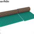 3.png Texture Roller Polymer Clay Roller Flower MY1*2 Size- Solid,Hollow/ Digital STL File* File For Use In A 3D Printer