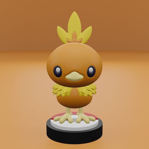 Pokemon No. 255 Torchic STL File for 3D printingCults