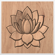 Snimek-obrazovky-2025-09-28-183548.png Lotusblume CNC Relief - STL 3D Modell für Holzschnitzerei | CNC Router Digital File (Personal Use)