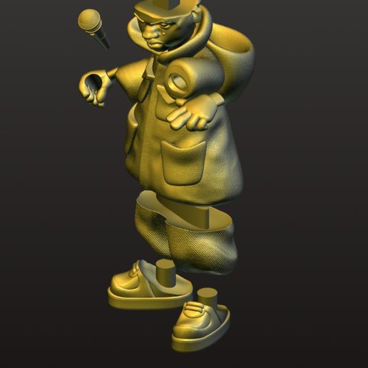 🎨 Nas Toy Art STL – Hip Hop Legend Collectible Figure for 3D Printing ...