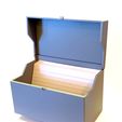 IMG_7108.jpg UFS-121 3X5 Index Card File Box / Recipe Box or Holder