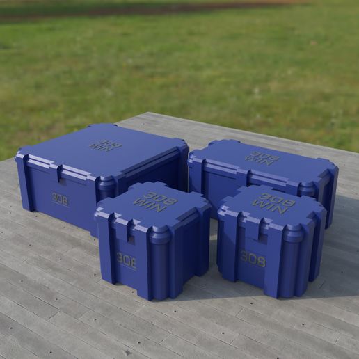 A_08_308win_02.jpg AMMO BOX 308 WIN AMMUNITION STORAGE 308win CRATE ORGANIZER