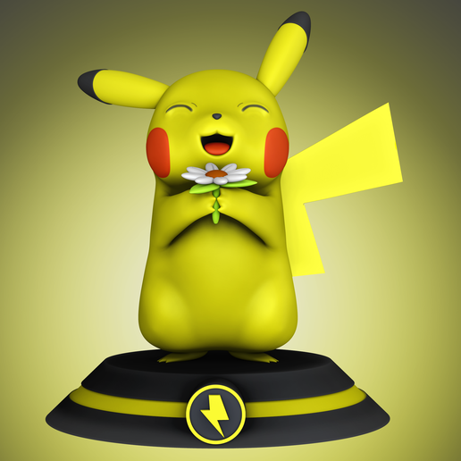 render_02.png Download file Pikachu - Pokémon • 3D printable object, Gabriel_Viana20
