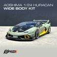 Huracan-Wide-Body-3.jpg Aoshima 1/24 Lamborghini Huracan LP610 Fighter Jet Inspired Wide Body Kit