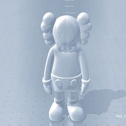 STL file Kaws Jibbitz Charm Companion 🎨・3D printer model to download・Cults