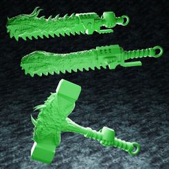 1_fixed.jpg 3D-Datei Weltraum-Lavaechsen - Nahkampfwaffen・Design zum Herunterladen und 3D-Drucken