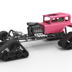 1.jpg Diecast Hot Rod on tracks Scale 1 to 25