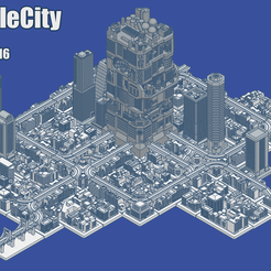 GreebleCoverTower.png Free STL file GreebleCity Set 09: Megatower 16・3D print design to download