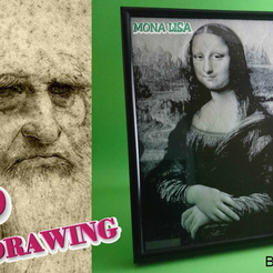 MONA_LISA_3D.png Fichier STL gratuit DESSIN 3D/DESSIN 3D MONA LISA (LEONARDO DA VINCI)・Modèle pour impression 3D à télécharger