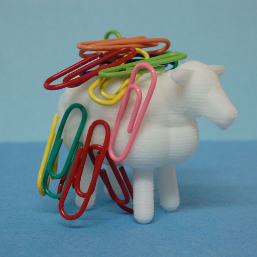 Paper clip sheep - 3D model önizlemesi