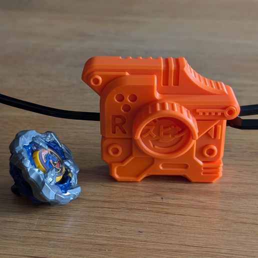 Beyblade X Bakuten Shoot Left Proto Launcher Skin