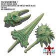 RBL3D_Sea_weapons_pack1.jpg Sea Weapons Pack 1 (Claw, Mace, Greatsword)