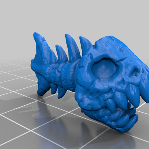 🎲 Fishbone・Free STL File for ・Cults