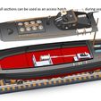 32.jpg Thornycroft 70ft Coastal Motor Boat – 1:16 Scale (1.3 m) RC-Ready | Smart-Segmented & Easy to Build