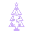 ho_ho.stl Christmas tree decoration