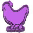 hen-1.png HEN FRESHIE MOLD - 3D MODEL MOLDING FOR MAKING SILICONE MOULD