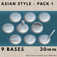 Asian_style_pack_1.png Asian Style 9 Wargame Bases - Pack 1
