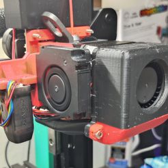 IMG_20230501_235001-1.jpg STL file Creality Sprite/Sprite Pro 4010 Hotend cooling duct・Design to download and 3D print