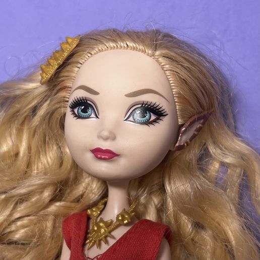 IMG_6843.jpeg Ever After High custom basic Ramona Badwolf doll accessories set