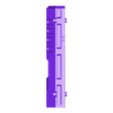 TARF_1.0_-_Right_Nerf_Rail.stl X-shot Turbo Advance Rail Foregrip Replacement