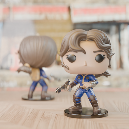 👾 Lucy MacLean Funko Pop・Arquivo STL para Impressão 3D・Cults