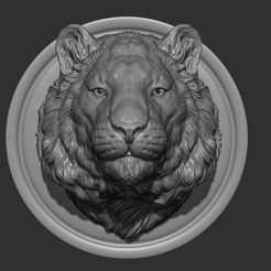 1.jpg Файл STL Tiger head bust・3D-печатный дизайн для загрузки