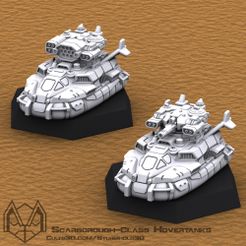 Scarborough-class-hovertanks.jpg 6mm (1/285) Scarborough-class Hover Tank
