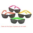 edit.png Laps-Lens (lunettes de soleil pliables)