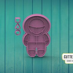 CUTTERDESIGN COOKIE CUTTER MAKER Fichier STL Squid Game Guard Squid Game Guard・Objet imprimable en 3D à télécharger