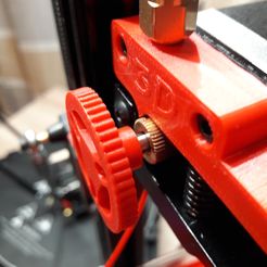 20180121_194030.jpg Free STL file Anycubic Kossel Extruder Hand Wheel Deltastyle・Design to download and 3D print