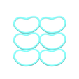 4.png Jelly Bean Cookie Cutter | Multi Cutter | STL File