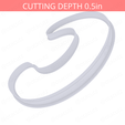 Letter_C~6.75in-cookiecutter-only2.png Letter C Cookie Cutter 6.75in / 17.1cm