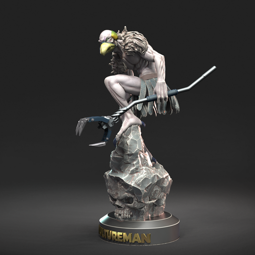 vultureman_full-7.png Vultureman Mutant Thundercats STL files 3D printing collectibles fanarts by CG Pyro