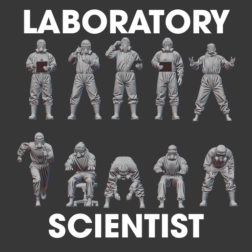LAB LABORATORY SCIENTIST FIGURE