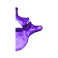 L5_left.stl Поясничные позвонки и крестец, в удобном формате для печати