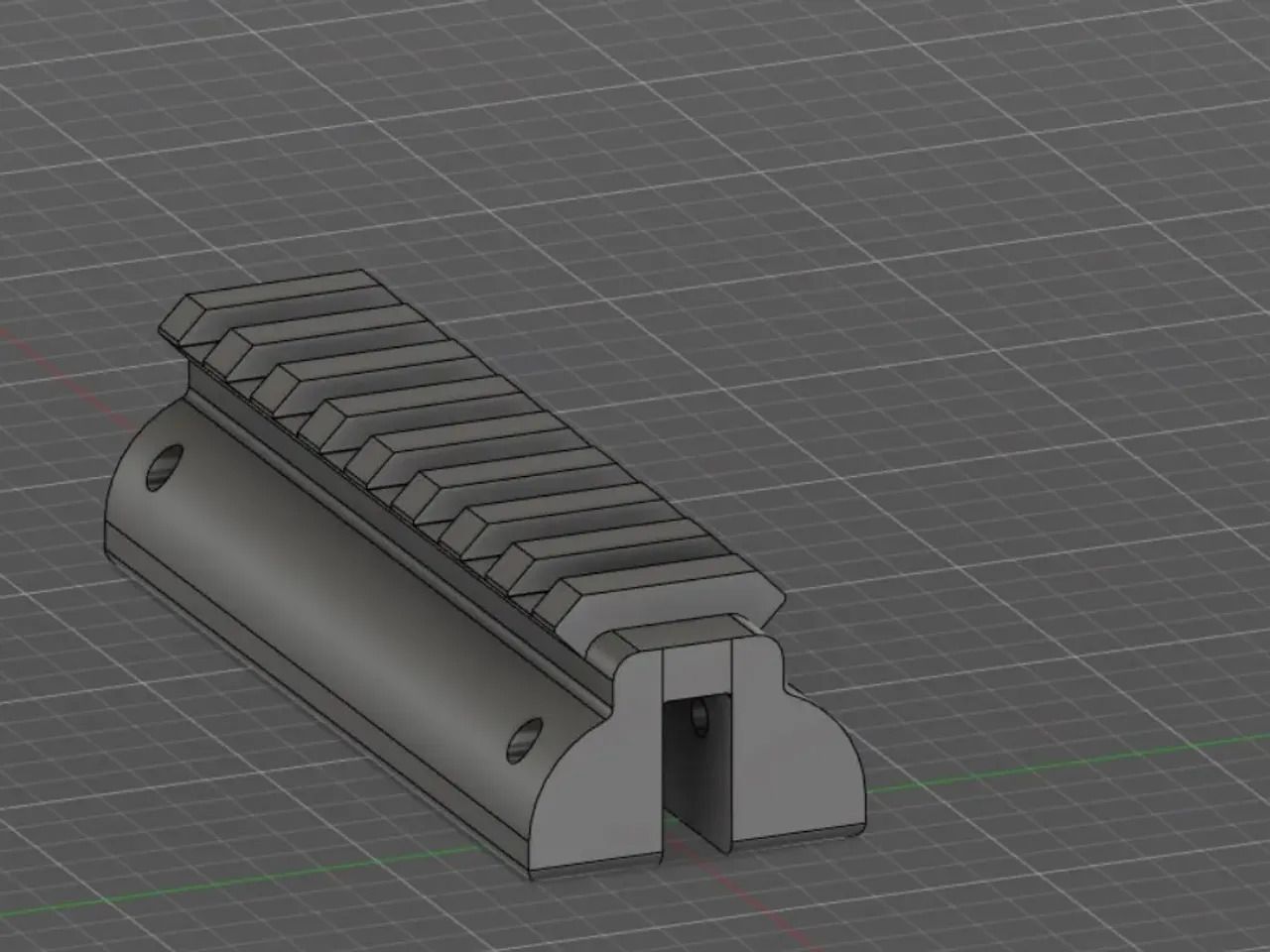 Rail File Template 3MF file Crossman 1322 or 13XX Picatinny rail・Template to download and ...