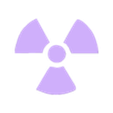 Radiation Hazard, 3D Object Mihovec Design.stl Radiation Coaster (Coaster for Drinks) - Radiation Hazard Bundle