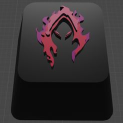 C1.jpg Fichier STL CLÉ / KEYCAP DARK HARVEST LEAGUE OF LEGENDS LOL・Plan à imprimer en 3D à télécharger